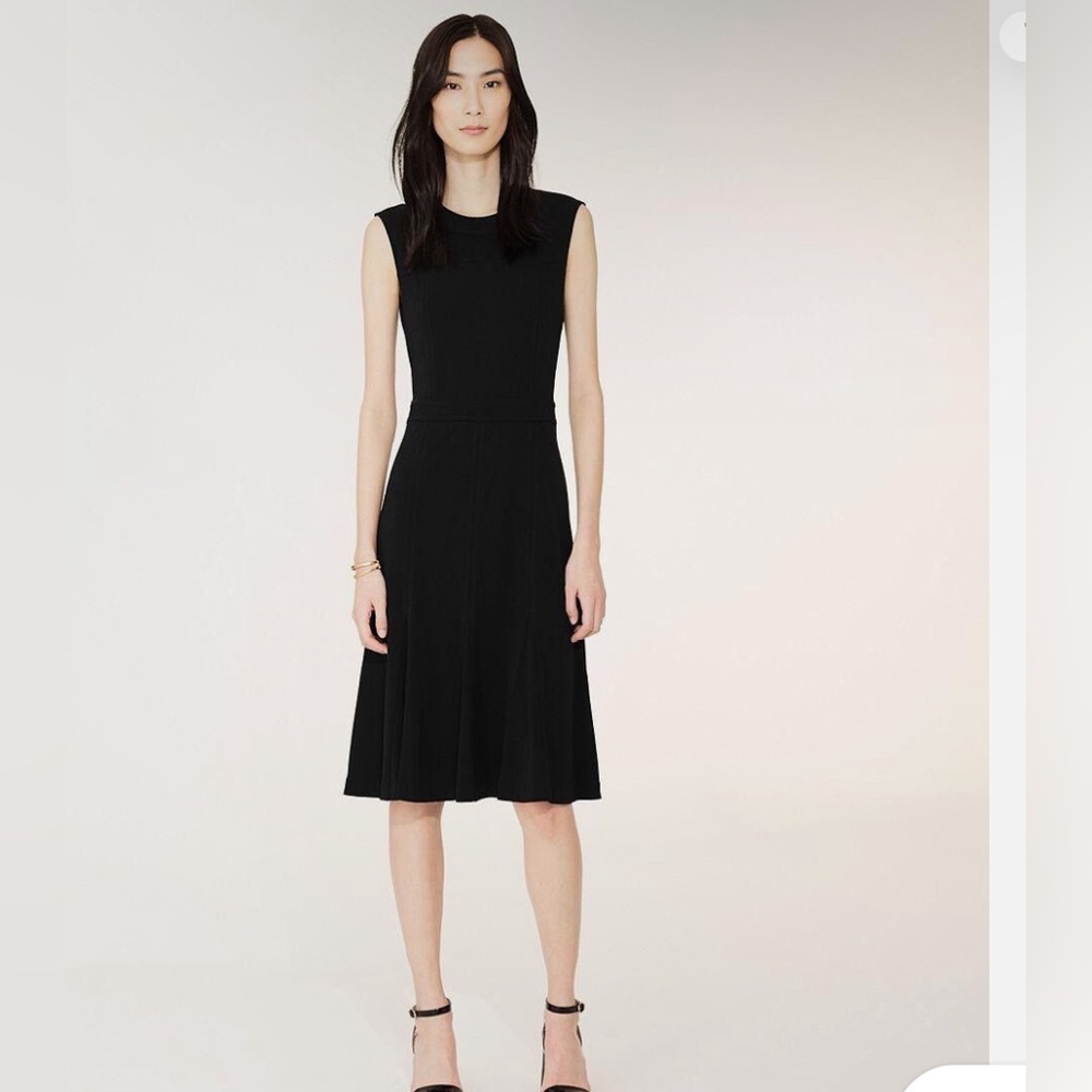 Tory Burch Audrey midi black dress size S